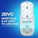 Zevo Flying Insect Trap & Cartridge |  Plug-in Fly Trap | Indoor Bug Catcher | Mess-Free |  UV & Blue Light Technology - Image 5