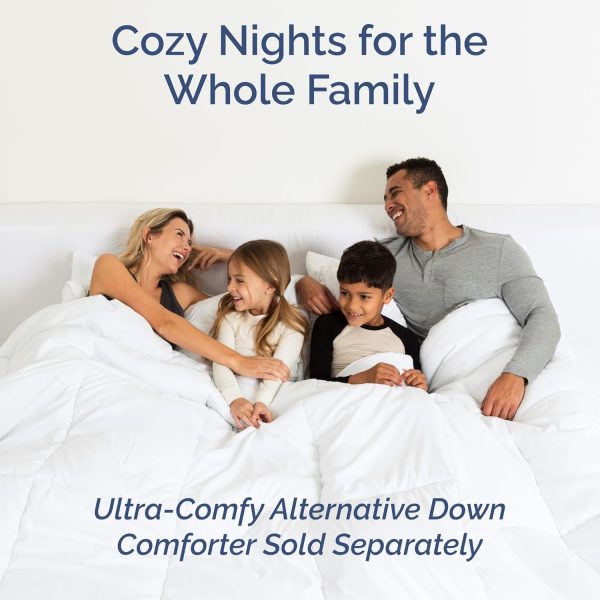 Luxury Queen Sheet Set – Soft, Cooling & Wrinkle-Free – 4-Piece White Bedding - Image 6