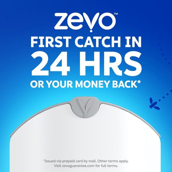 Zevo Flying Insect Trap & Cartridge |  Plug-in Fly Trap | Indoor Bug Catcher | Mess-Free |  UV & Blue Light Technology - Image 4